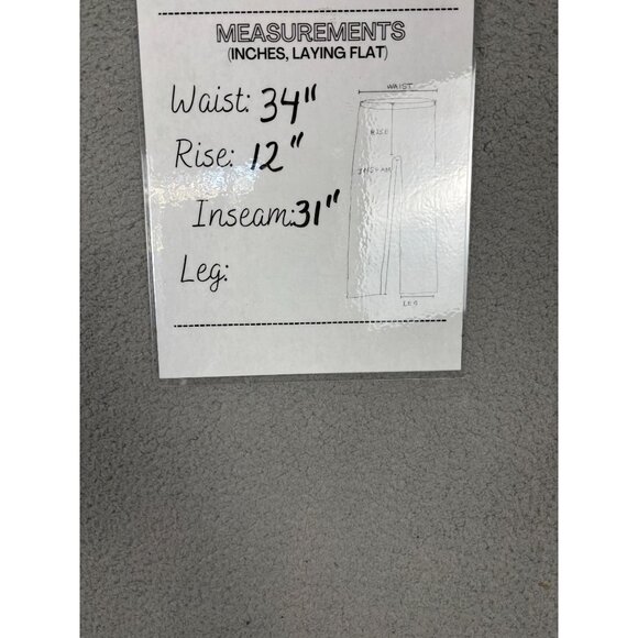 Grayson Threads Juniors' Gray Cozy Waffle Knit Fold Over Pants Large NWT's - Picture 7 of 7